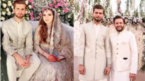 Shaheen Afridi and Ansha Afridi wedding ceremony