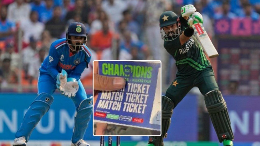 Pak vs India Champions Trophy Tickets Reselling at More than 600% Higher Rates