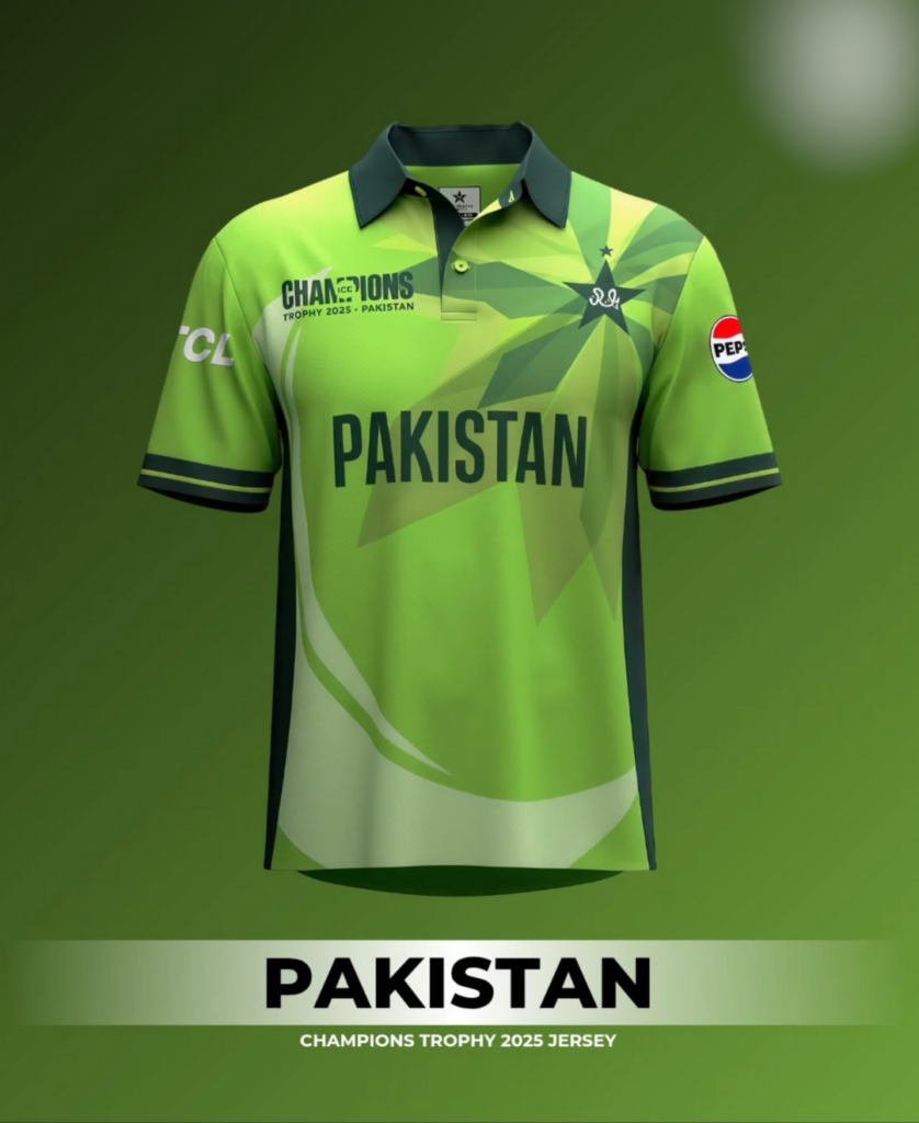 New Look Pakistan Cricket Team’s Jersey Revealed for Champions Trophy 2025